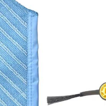 For Fakir Robert For RS 770 Sweeping Robot Vacuum Cleaner 1 Main Brush 2 Mop Cloths 4 Side Brushes Complete Replacement China Mainland