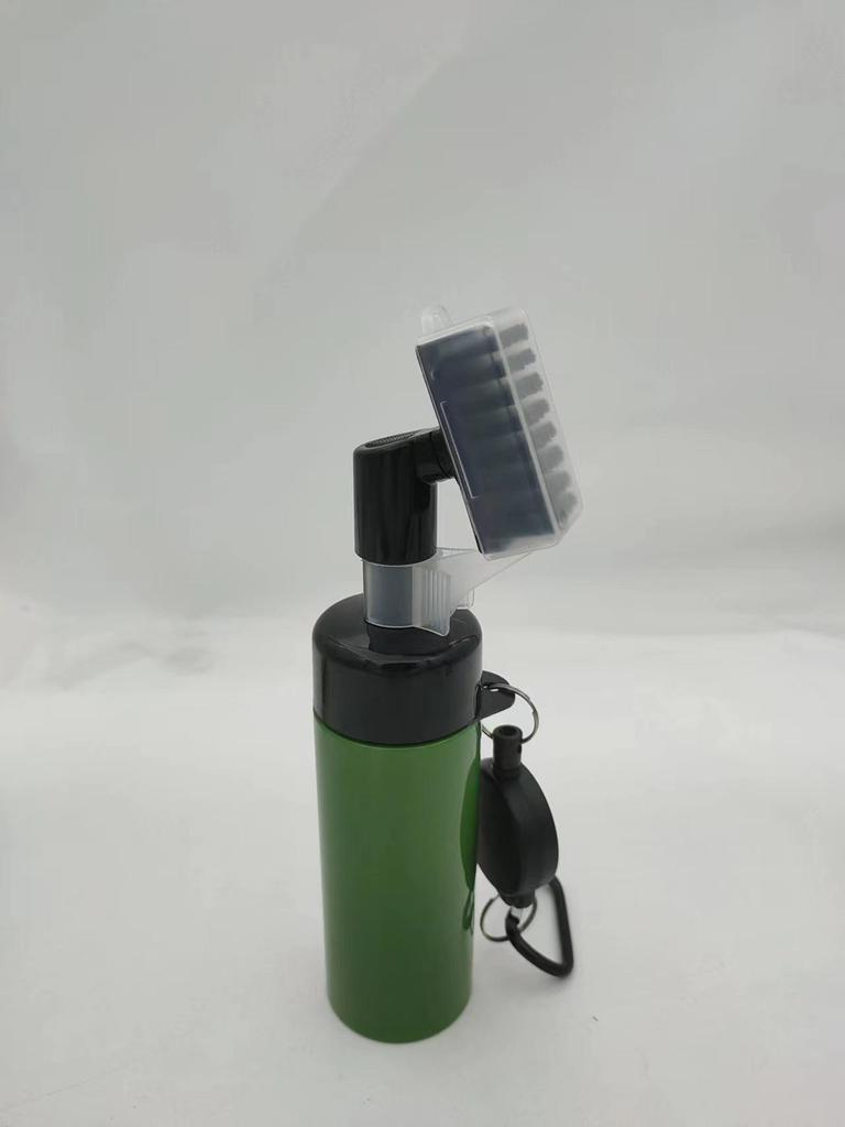 Enhanced Golf Club Groove Cleaning Brush with Pull-Rope Sprayer