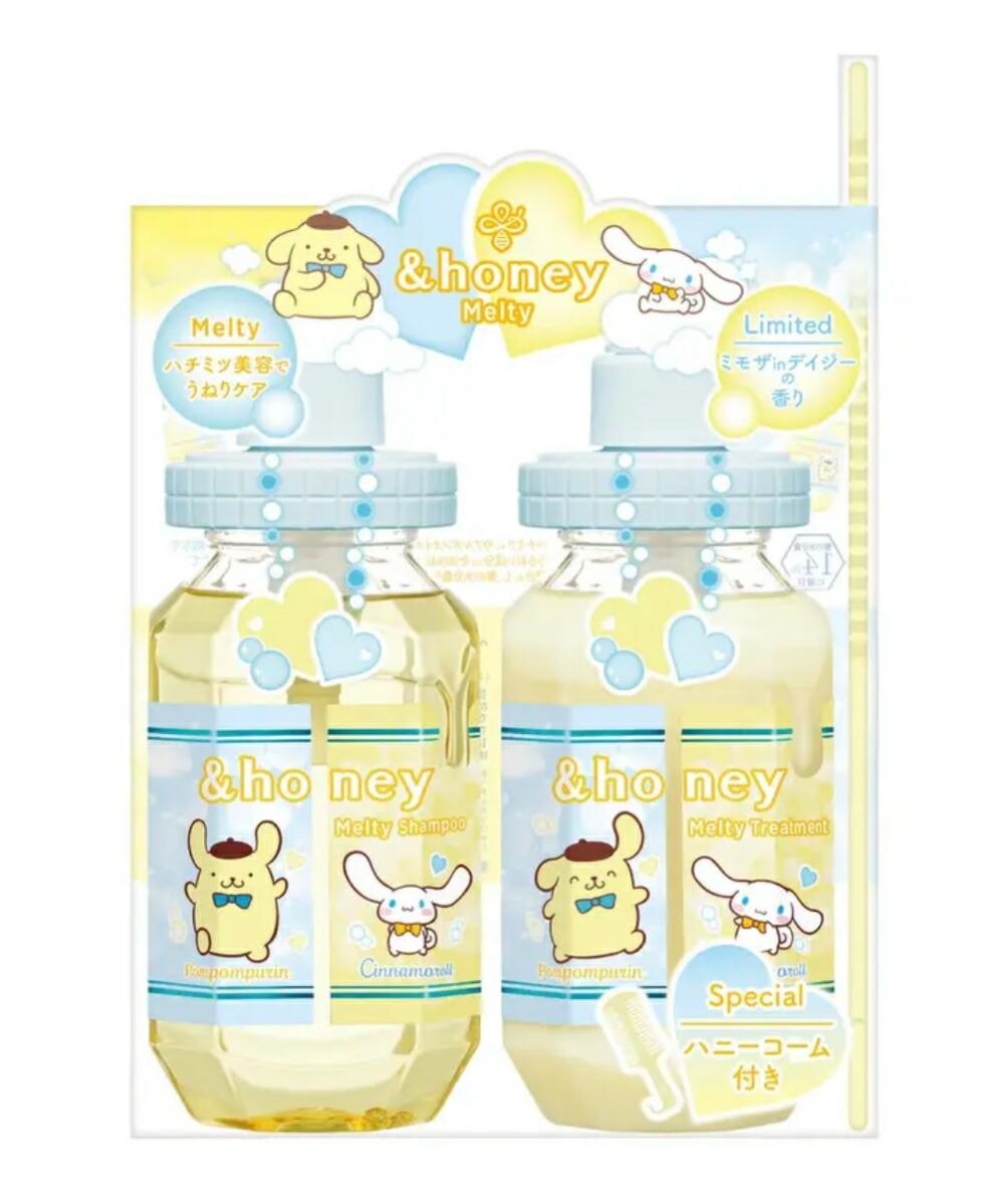 

&honey Melty Moist Repair Limited Pair Set Набор для гладкости и ухода за волосами, 440 мл + 445 г
