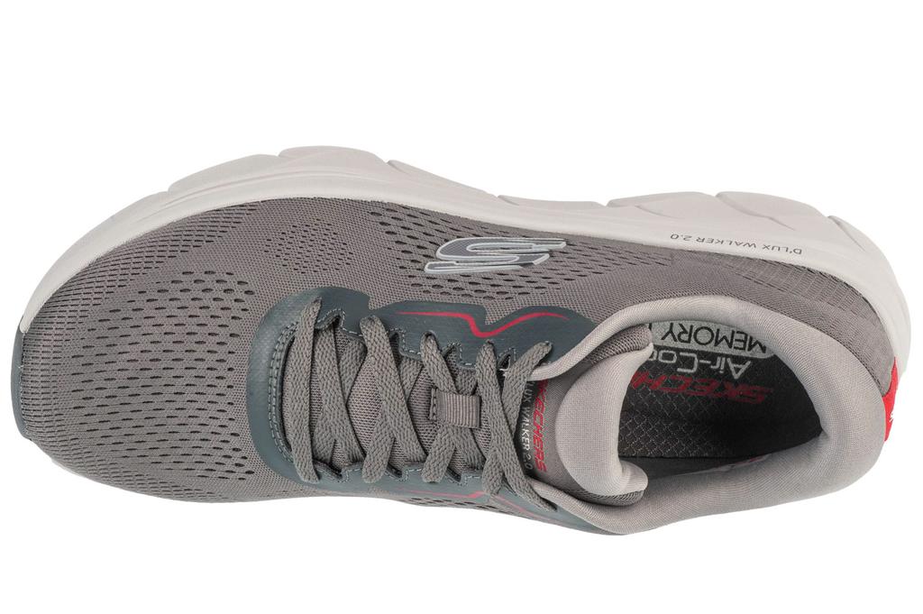Skechers Slip-ins: D'Lux Walker 2.0 - Rezinate, Mens Grey Sneakers