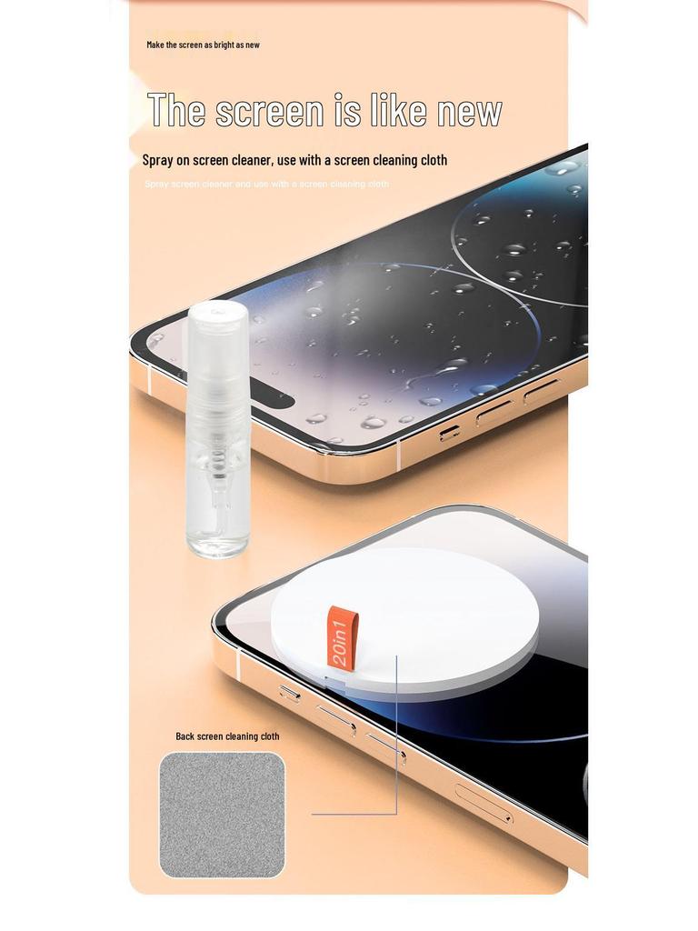 Q20 20-in-1 Multi-Functional Cleaning Kit for Camera, Computer, Keyboard, Headset, and Notebook