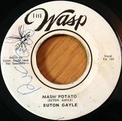 7inch Record EUTON GAYLE  Mash Potato  The Landlord FA101 The Wasp 1961 Jamaica Blues Used
