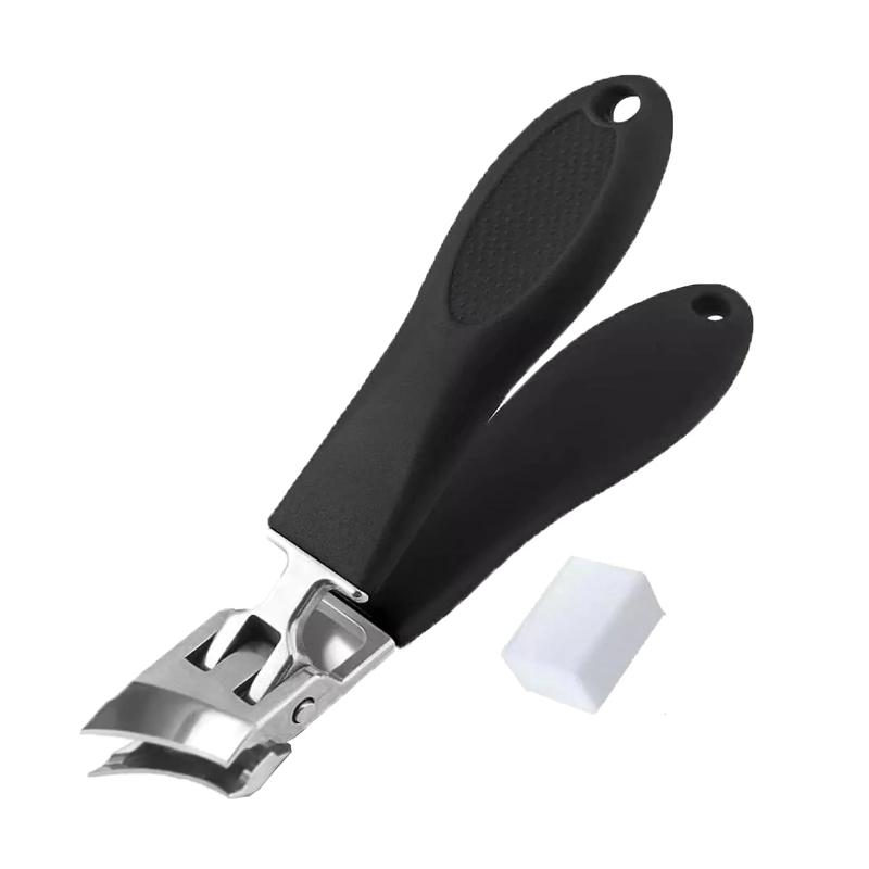 Wide Jaw Opening Nail Clippers Anti Splash Slanted Nail Clipper Precise Stainless Steel pedicure Nail Tools