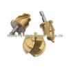 PPR Titanium-Coated 3-Flute Hex Shank Hole Opener Drill, Sizes 20/25/32mm for Plumbing and Pipe Expansion