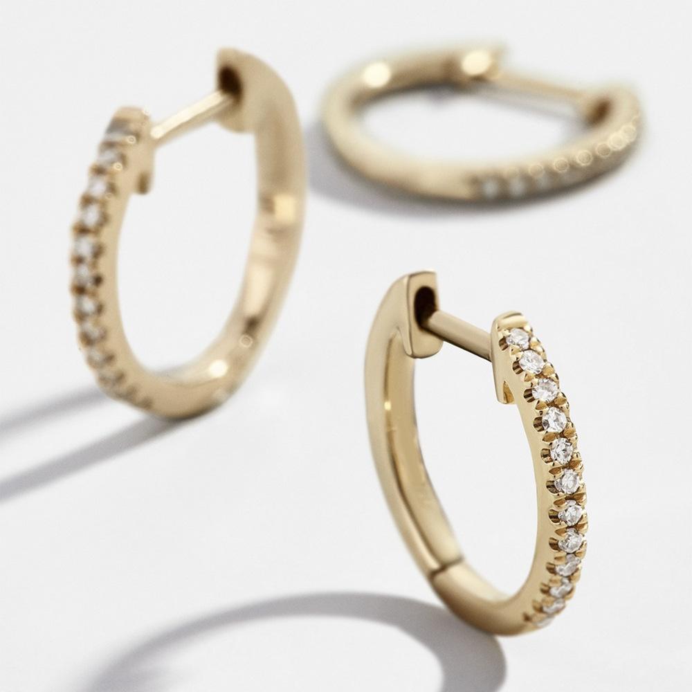 Copper Fashionable Geometric Earrings With Multicolor Rhinestones Trendy And Unique