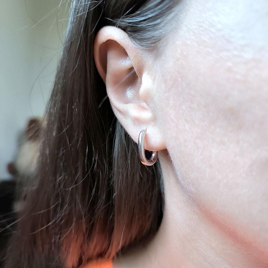 Silver Earrings Without Stones (2160755)