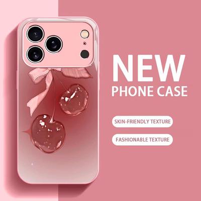 Colorful For Electroplated Glass Phone Case For iPhone 17 16 15 14 13 12 11 Pro Max Plus 16E 17Air Cover