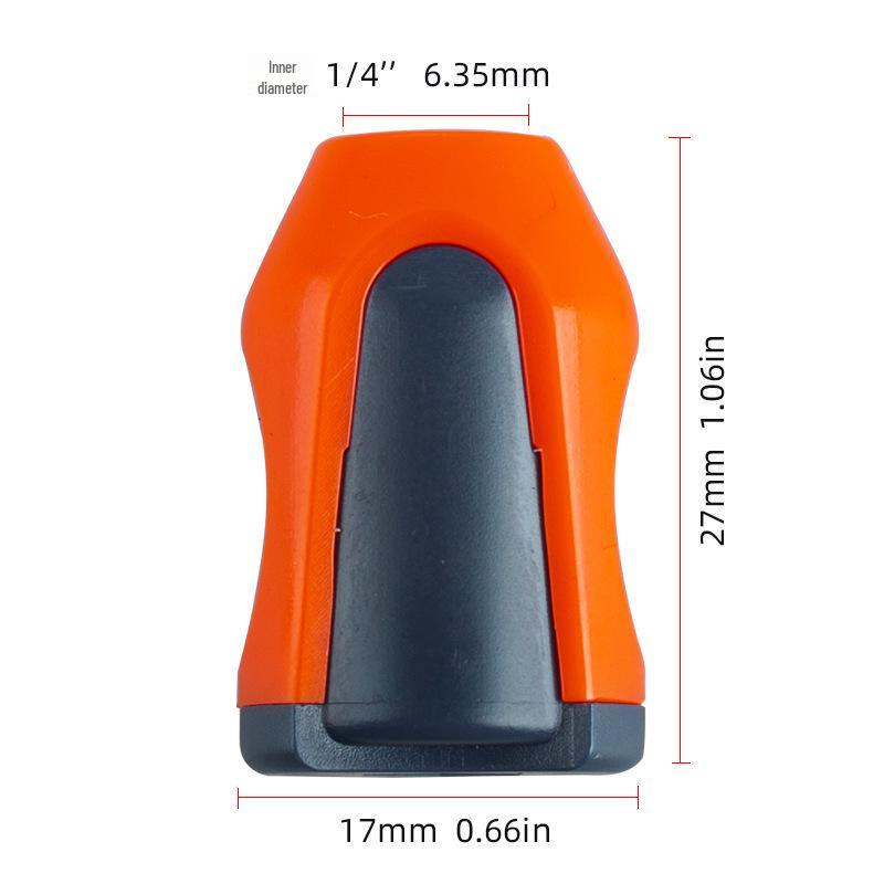 Magnetic S2 Steel Hardened Hex Ball Head Air Driver Bit 1/4" Pneumatic Screwdriver Attachment
