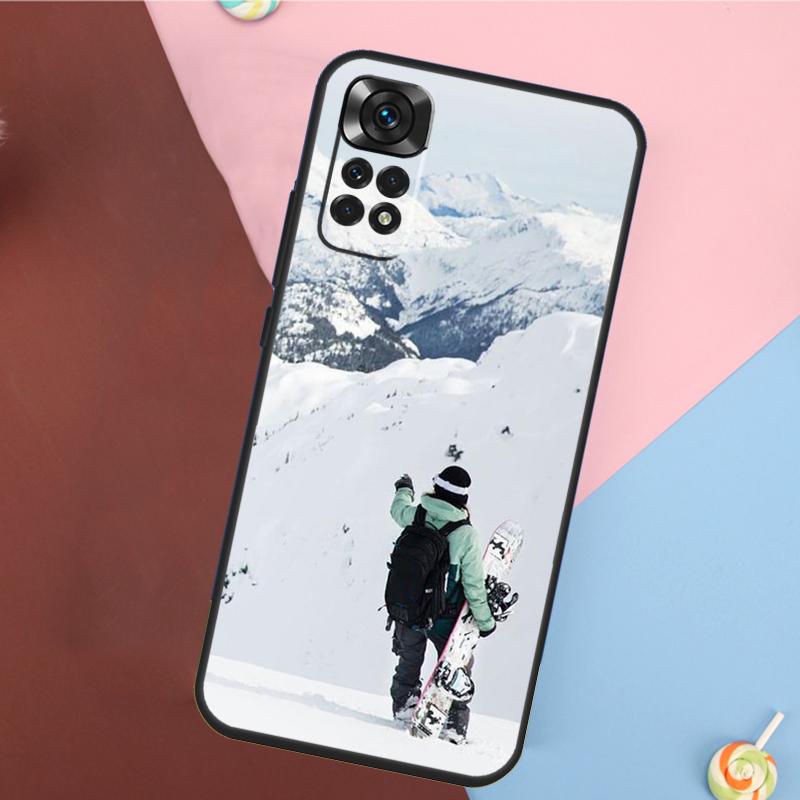 Cool Sports Snowboarding Cover For Xiaomi Redmi Note 13 14 Pro 12 11 9 10 9S 10S 11S 12S Redmi 14C 10C 12C 13C Case