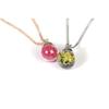 Pendentif - Or rose - Mini boule - Verre - 1,8 cm - Bijoux personnalisables