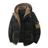 Winter thickened hooded cotton-padded men's jacket warm loose youth flow bread clothes cold-proof cotton-padded jacket