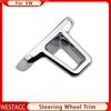 ABS Chrom Auto Lenkrad Abdeckung Dekoration Aufkleber Trim für Volkswagen VW GOLF 6 MK6 JETTA MK5 MK6 POLO Bora