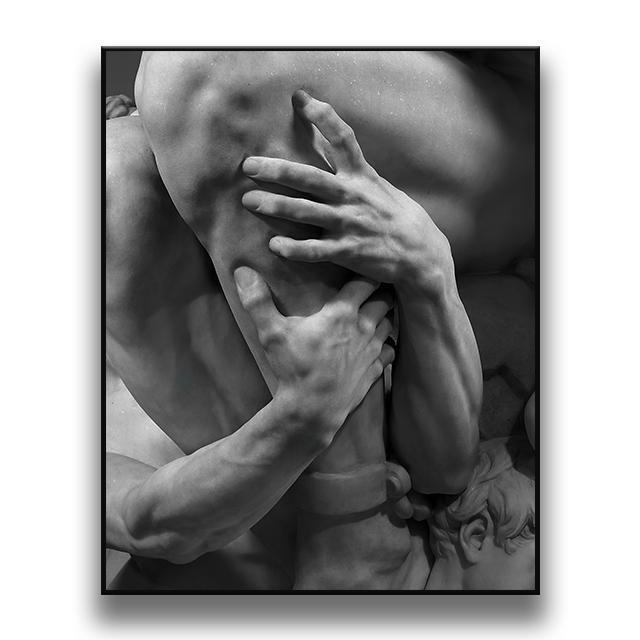 Michelangelo Skulptur Kunst Malerei Poster Dekoration Malerei modern Körper Skulptur Kunst Malerei Haus Wohnzimmer Dekoration