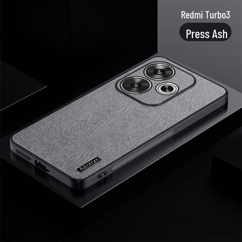 High-quality All-inclusive Case for Redmi Note 12 Turbo with Unique Bark Grain Texture.