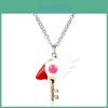 Sakura Cardcaptor Adorable Necklace Alloy Electroplated Unisex For Wedding Gift