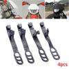 4Pcs Motorcycle Headlight Fairing Rubber Straps Fix Strap Band For 30-43mm Fork