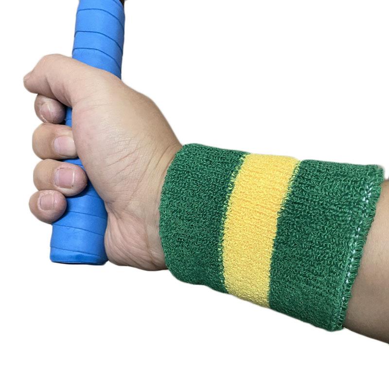 1 buc. brățară de tenis cu dungi pentru sport pentru încheietura mâinii, prosop de baschet, bandă de transpirație din bumbac pentru alergare, fitness, protecție pentru încheietura mâinii