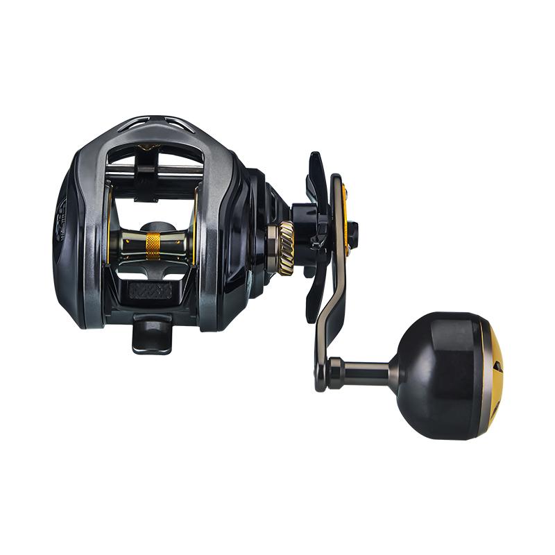 

Carbon Fiber Baitcasting Wheels Baitcaster Fishing Reel Extended Handle 7.2:1 Gear Ratio 16KG Max Drag for Bass Freshwater Saltwater Baitcasting Reel Right Hand