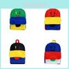 Trendy Cartoon Children's Backpack For Boys And Girls Breathable Cotton Material