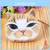 Versatile Fashion Women Cute Kitty Face Zipper Case Coin Kids Purse Wallet Makeup Bag For All Ages