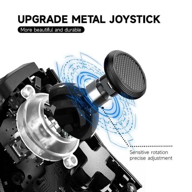 KS42 Wireless Gamepad für Nintendo Switch/OLED, Gaming Switch Controller Bluetooth Aufwecken 6-Achsen Joypad Metall-Joystick