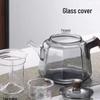 High-Temperature Resistant Glass Teapot with Large Capacity for Electric Stove and Fireplace Use