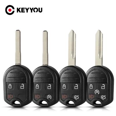 KEYYOU Für Ford Edge Explorer Ranger Expedition Mustang Escape Taurus Flex Focus Fusion 2007-2015 Fernbedienung Auto Schlüsselhülle