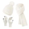 Cold Proof Gloves Elastic Woolen Hat Versatile Knitted Scarf  Windproof