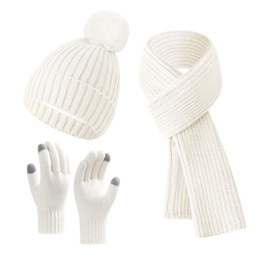 Cold Proof Gloves Elastic Woolen Hat Versatile Knitted Scarf  Windproof