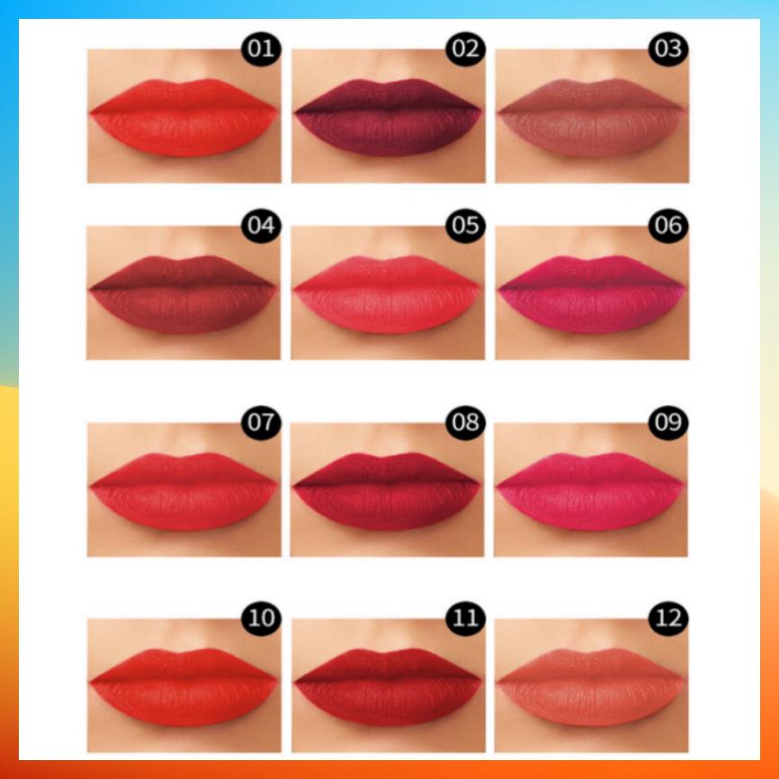 18 Colors Waterproof Matte Lipstick Professional Makeup