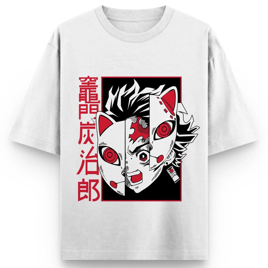 Demon Slayer Animation Short Sleeve TShirt Tanjiro Kamado Printing Classic Tshirt Mens Summer New Fashion Cotton Top Clothing