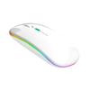 Drahtlose Bluetooth-kompatibel Maus Wiederaufladbare Laptop Maus mit Led-leuchten USB 2,4G Dual Modus Verbindung Maus