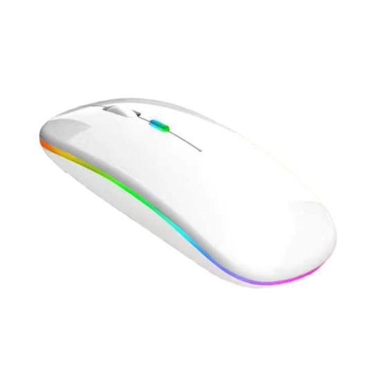 Drahtlose Bluetooth-kompatibel Maus Wiederaufladbare Laptop Maus mit Led-leuchten USB 2,4G Dual Modus Verbindung Maus