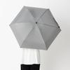 Flat Mini Easy to Open and Solid and LIEBEN-0205 Umbrella, 50cm, Foldable, Lightweight, Slim, Close, Color, Unisex, Men's Women's (Gray)