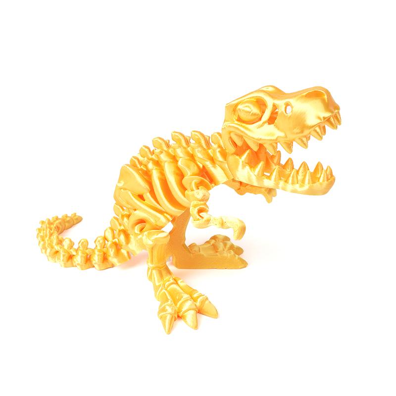 3D Printing Flexible And Movable Joints Tyrannosaurus Rex Dinosaur Skeleton Dragon Transformation Ornament Handmade Gift Decor