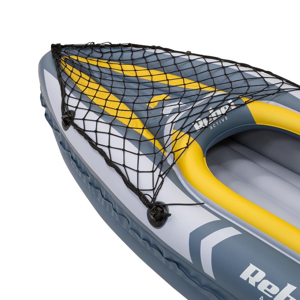 Aufblasbares Zweisitzer-Kajak aufblasbar Rebel 350cm Paddel Pumpe Tasche Schlauchboot