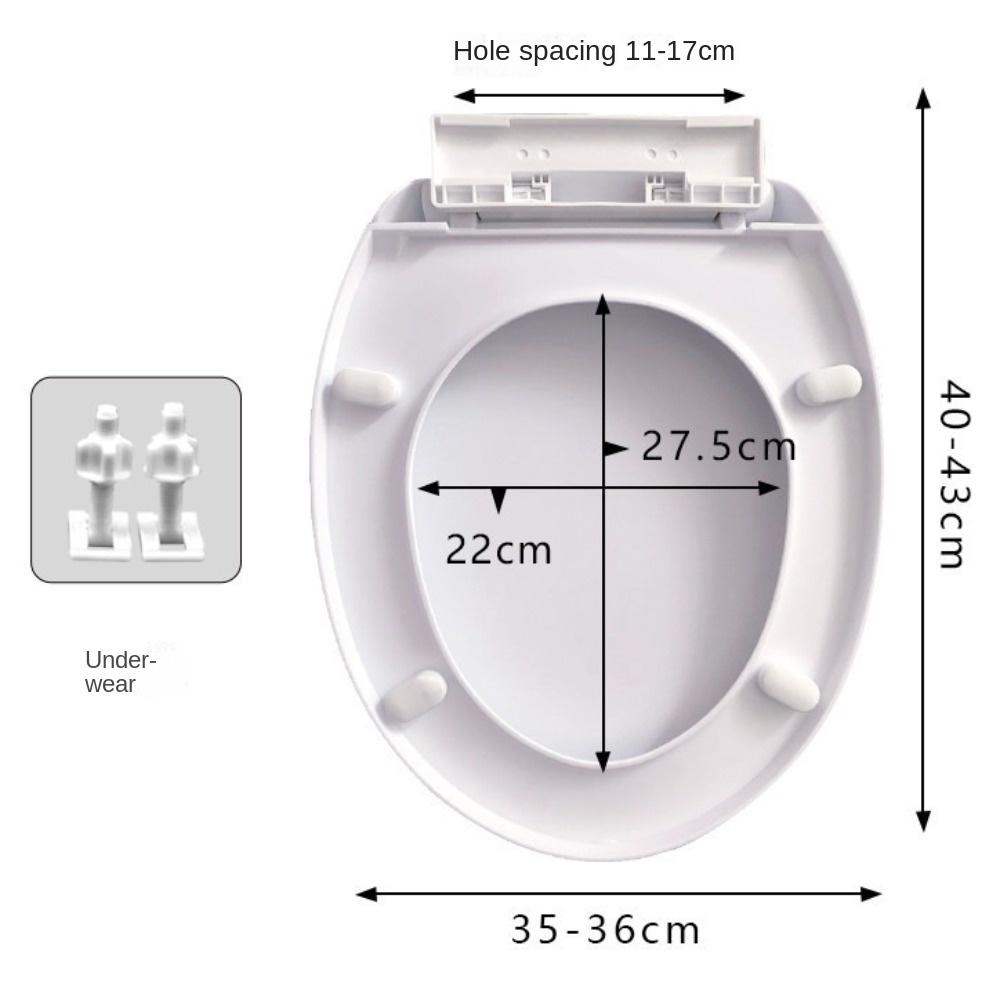 Thicken Toilet Parts Antibacterial Toilet Seat Lid New Toilet Lid  Bathroom