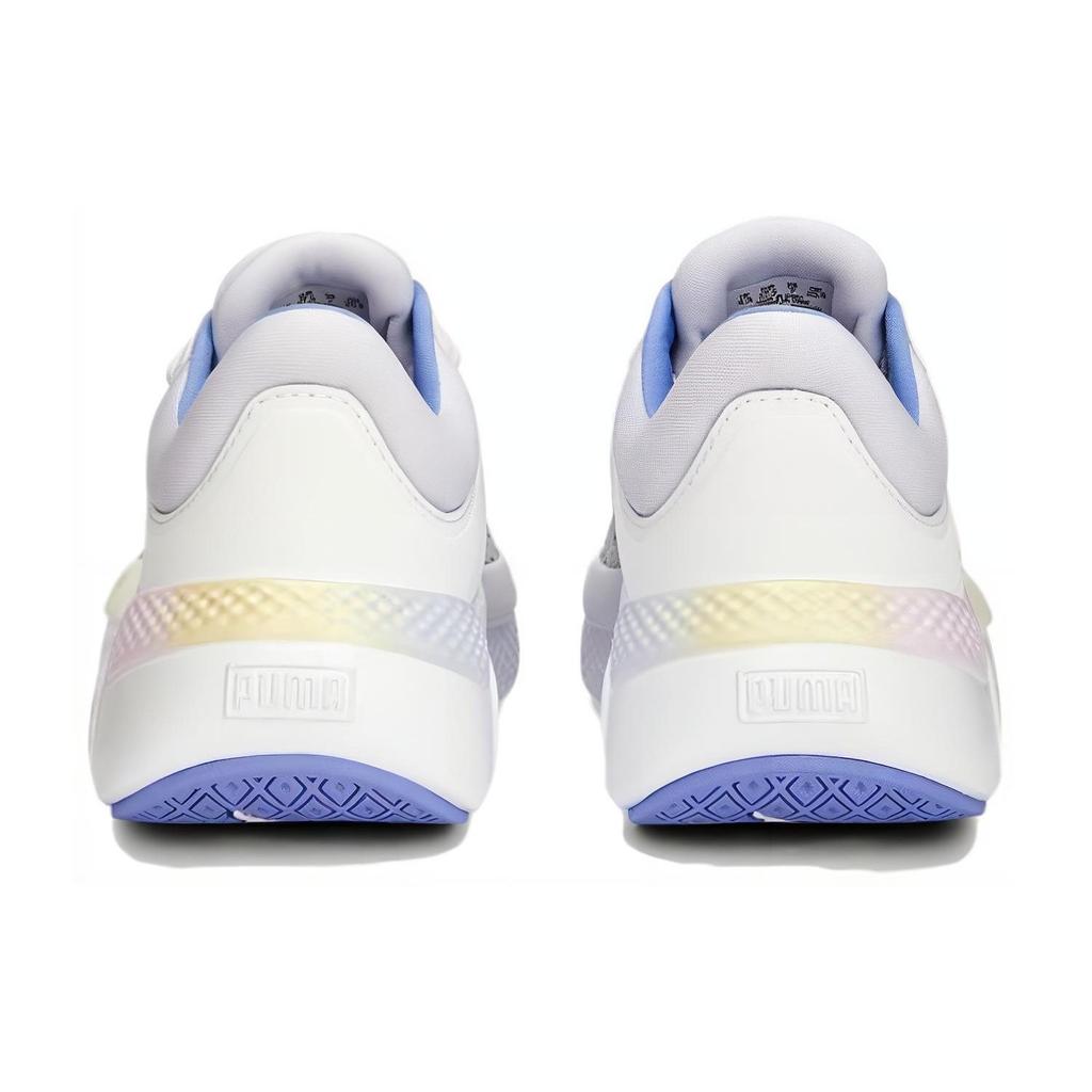 Puma Softride Cushioning Slip Resistant Cushioning Slip Resistant Low Top Running Shoes Women's White Purple 377933-02