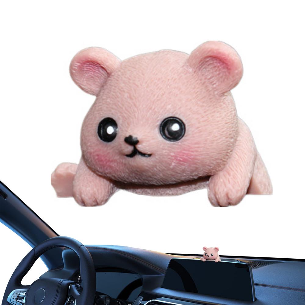 

Автомобильные украшения, милые фигурки, фигурки в форме животных из смолы, мультяшные украшения, декор салона автомобиля для журнального столика, приборной панели