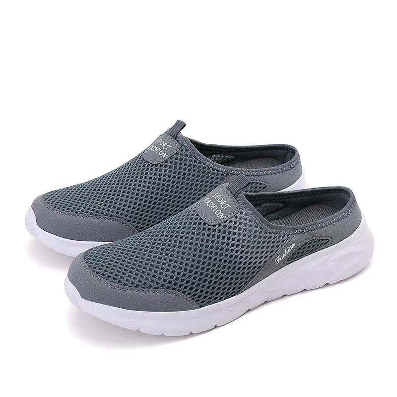 MAEDEF Mesh Shoes for Men Soft Breathable Summer Lightweight Comfortable Casual Shoes Slip-On Walking Male Slippers Men Sneaker