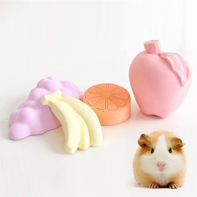 1PC Rabbit Hamster Molar Tooth Grinding Calcium Stone Gerbil Rat Mouse Small Animal Chew Toys