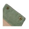 2X Unisex Männer Frauen Drei Schicht Gefaltete Manuelle Leinwand Brieftasche Tasche mit Multi-Kartenhalter, Junge Mädchen Multifunktions-Geldbörse