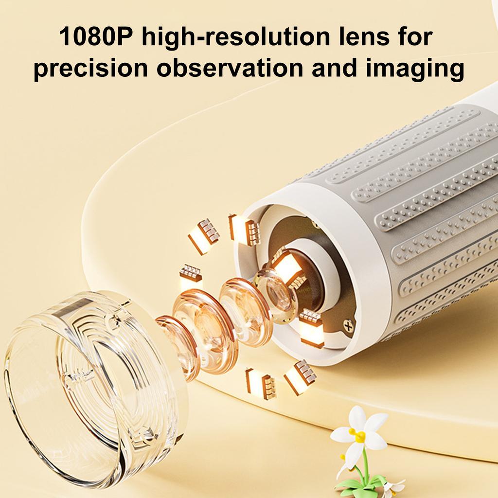1080P Digital Handheld Kids Microscope 3 Inch Screen Mini Portable Pocket Miniscope Science Toys