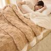 Пухнаста флісова плед-ковдра Зимові товсті ковдри Підковдра Двостороння накидка на диван-ліжко М’яке тепле покривало для спальні