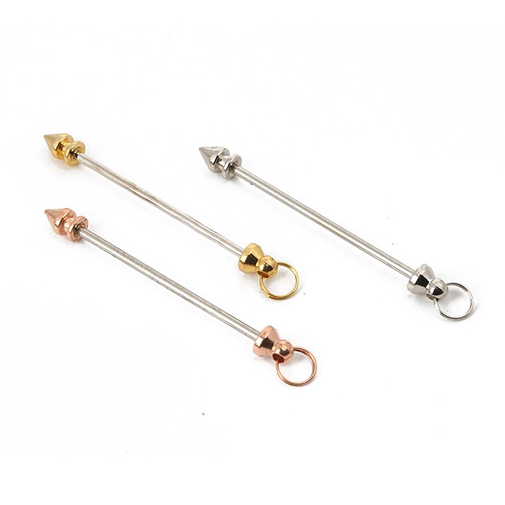 Set of 30 Long Bar Pendant Findings Metal Stick Pendants for Artistic Jewelry Making Necklace Earring Craft Supplies