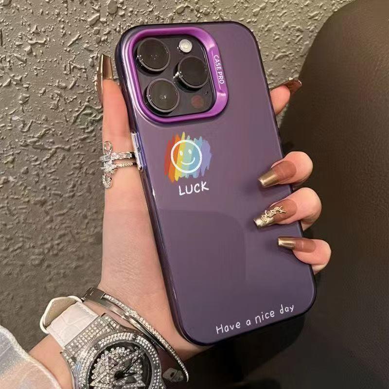 

Good Luck Smile Face iPhone 13-17 Pro Max Drop-Proof Case iPhone 17