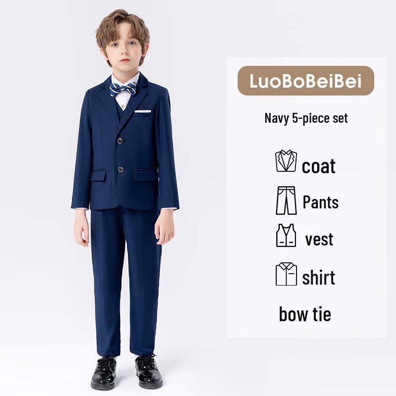 LUOBOBEIBEI Boys' Formal Suit Set