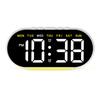 Minimalist Design LED Electronic Clock Large Screen Ambient Light Clock  Indoor Use