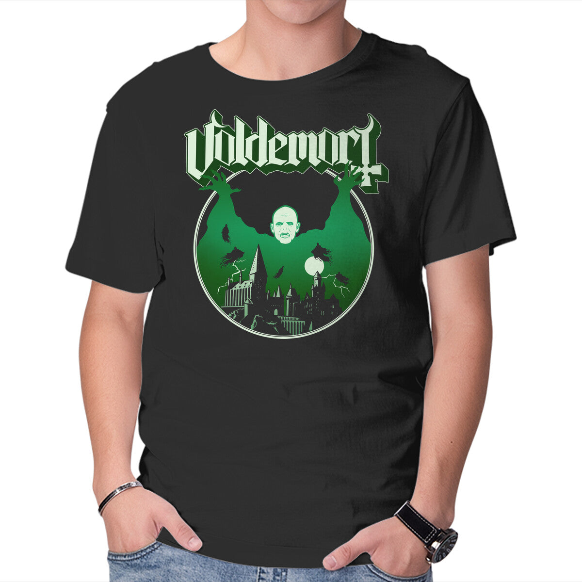 Unisex Crew Neck T-Shirt Lord Ghost Graphic Short Sleeve Casual Tee XS