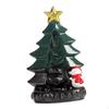 Adorable Backflow Incense Burner Waterfall Holder Christmas Trees Sculpture Collection Craft